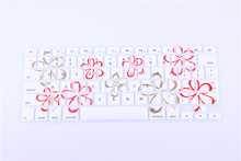 (100pcs) Flower Bloom Blossom Silicone keyboard Skin Protector Cover Guard for Apple Macbook Pro Air 13″ 15″Pro Retina 13 15 17