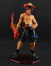Anime One Piece Portgas D Ace Fire Fist 23CM Figuarts Zero Fighting Version PVC Action Figure Toy Collection Model Gift