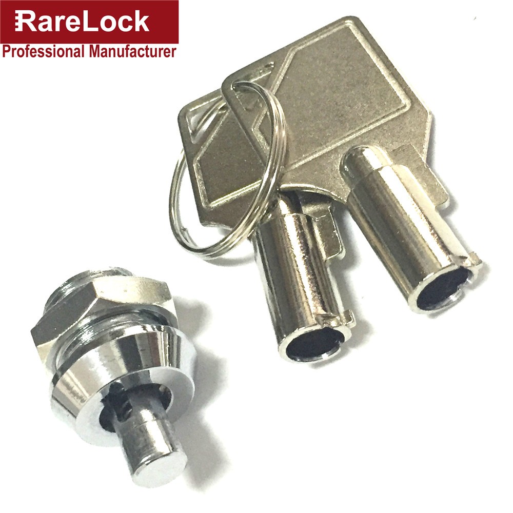Description Picture 5 of itemPush Cabinet Locks with Tubular Keys for Jewelry Box Equipment Drawer Light-box DIY Furniture Hardware Rarelock MMS123 G1