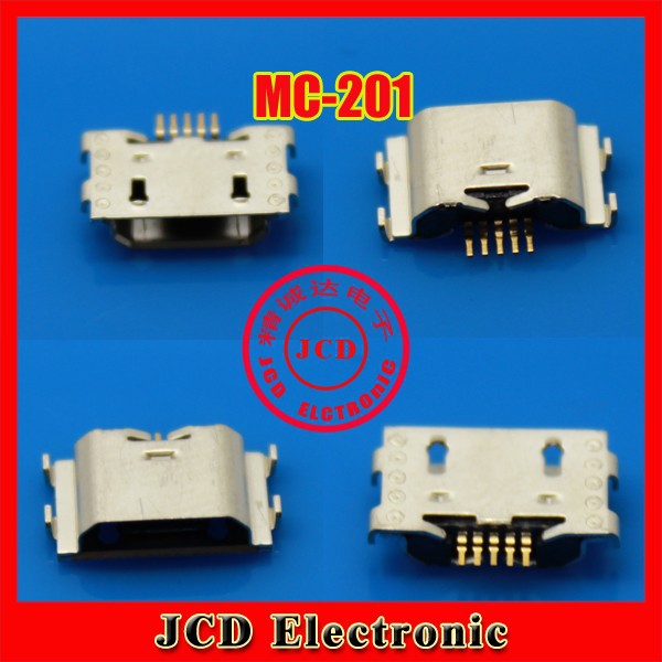 50PCS/LOT,USB jack connector socket plug for phone charging port phone data port for Lenovo S850 phone plug S850T S850E