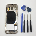 Original Phone Case White Blue Gold Full Housing Cover Case Middle Frame Cover Case For Samsung