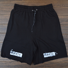 High Quality Mens womens Shorts OFF WHITE Pyrex version hipa VIRGIL ABLOH Kanye Hip Hop West casual short pants Bboy streetwear