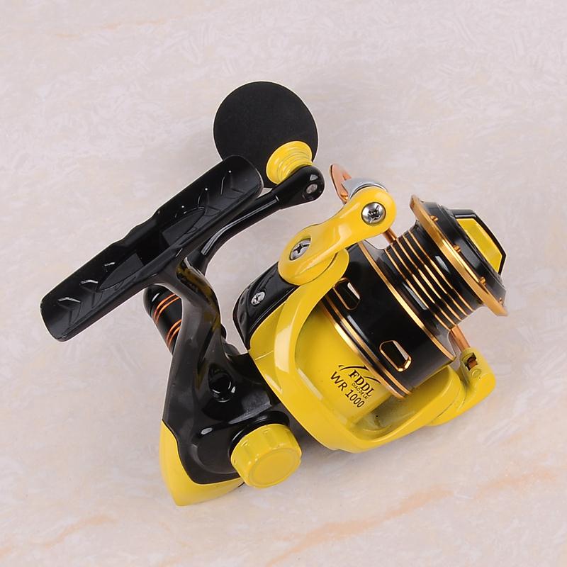 Lure as free Gift ! High Quality 2016 Brand Fishing Reel 12+1BB 1000 Series Pesca Spinning Reel for Feeder Small Spinning Wheel