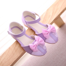kids shoes New girls sandals in the summer 2016 children between han edition of bowknot girl princess cuhk children’s shoes 4616