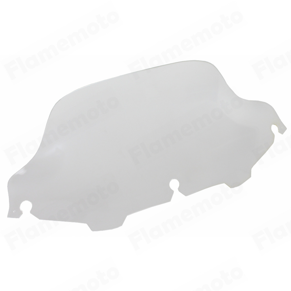 Motorcycle Clear 8 Wave Windshield Windscreen 4 Harley Touring Electra Street Tri FLHX FLHT FLHTC 1996