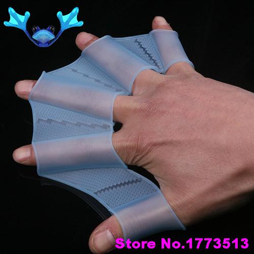 Swimming Gloves Finger Webbed Frog Hand Gear Fins Palm Flippers Paddle Silicone Popular Product
