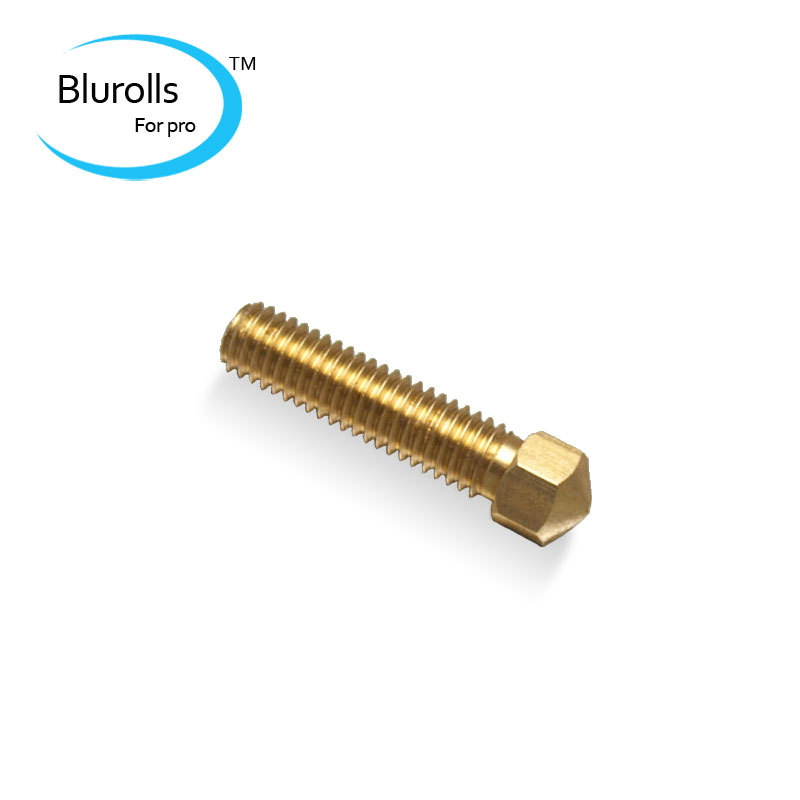 3d printer accessory parts diy all metal brass all in one nozzle 0 3 0 4mm