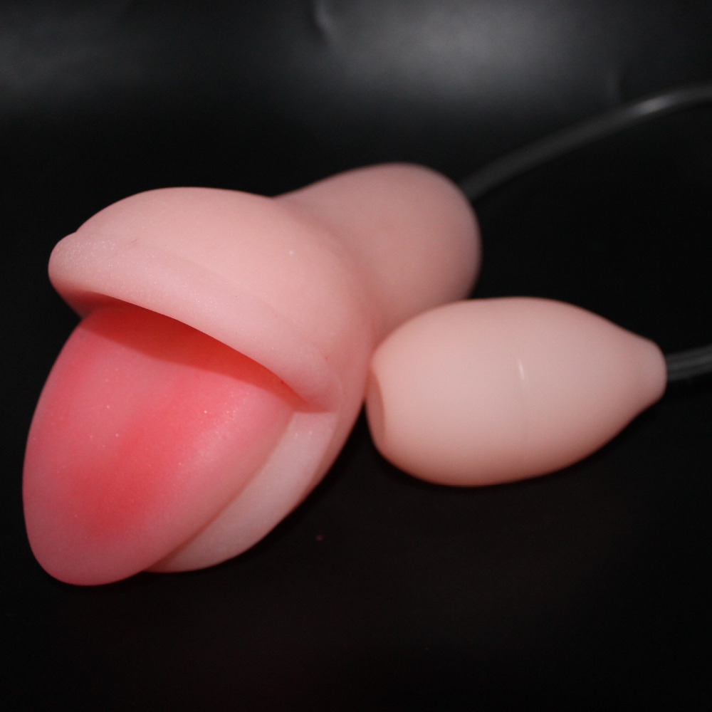tongue Oral lick pump sucker male Masturbators For Men Male pump Sex Toys Products male masturbation sex Toy for man