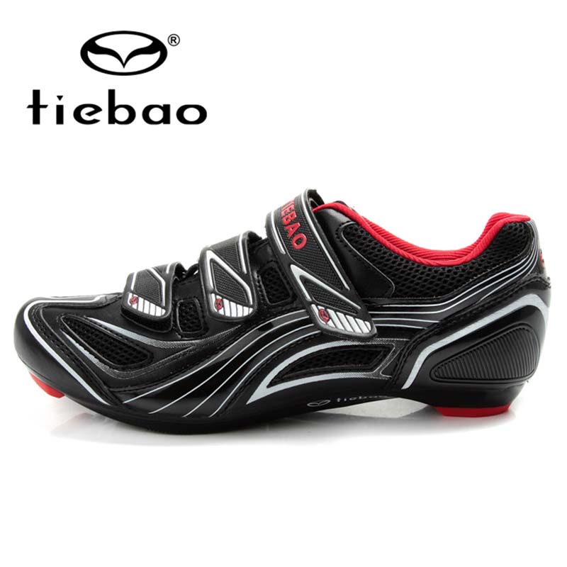 Фотография TIEBAO Professional Men Women Road Bike Shoes Self-locking Breathable Cycling Shoes Bicycle Sport Shoes zapatillas deportivas