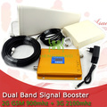 LCD Display 3G W CDMA 2100MHz 2G GSM 900Mhz Dual Band Mobile Phone Signal Booster GSM