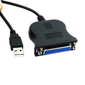 USB-To-принтер-DB25-25Pin-Parallel-Port-Подключение-Кабель-адаптер-IEEE-1284-100cm