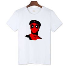 New Arrival Deadpool Funny T Shirt Men and XXS Dead Pool White T-Shirt Men O-Neck in Soft Cotton Tees Men 3XL