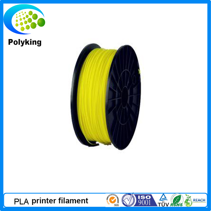 1 75mm Yellow PLA 3D Printer supplier plastic rubber consumable material 1kg Spool 2 2lbs