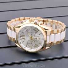 Nuevo 2015 marca cuarzo relojes hombres de negocios relojes de la mujer de acero lleno envío gratis