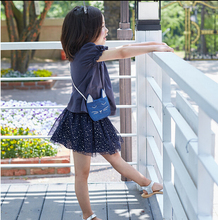2015 Kindergarten Little Girls Mini Shoulder Bag cat bags kids burlap travel bags baby student fashion