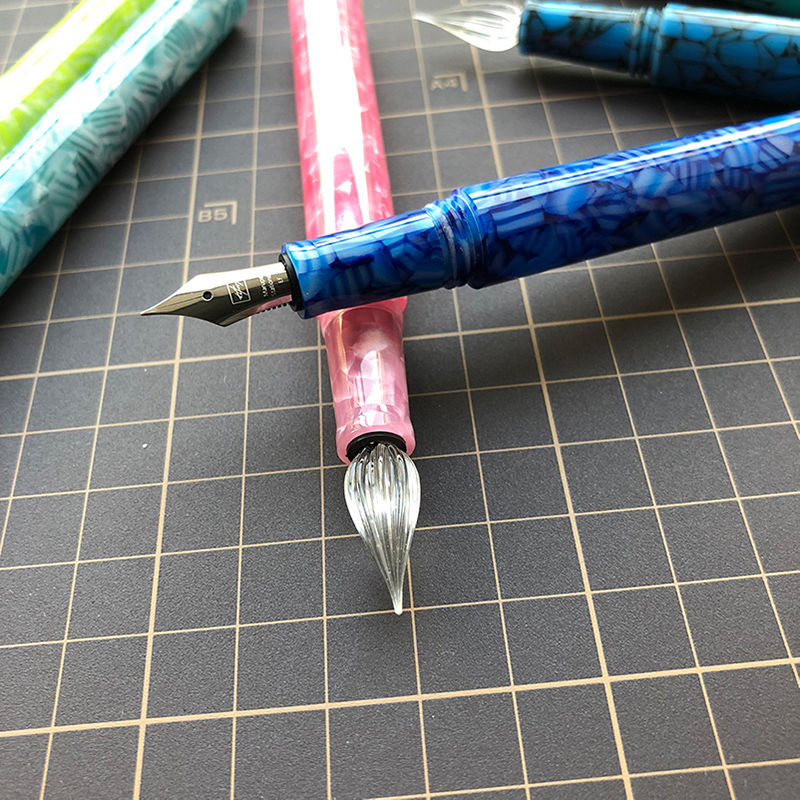 Collectible Pens Moonman Acrylic Mini Glass Dip Pen Fountain Pen EF/F