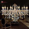 New Luxury Chandeliers and pending K9 Crystal Chandelier Lighting Lamp 12 Lights Hotle Hall lighting and