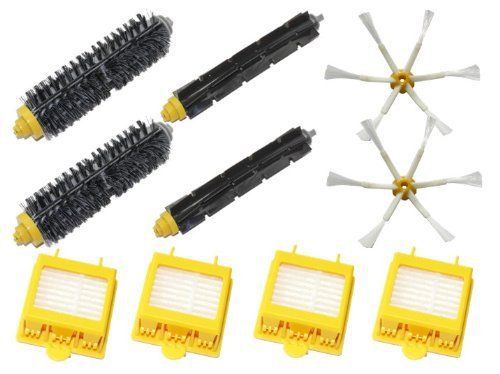 New Filters Beater Bristle Brush Side Brush 6 armed Pack Big Kit for iRobot Roomba 700