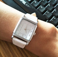 White Leather Female Arabic Women Small Watches