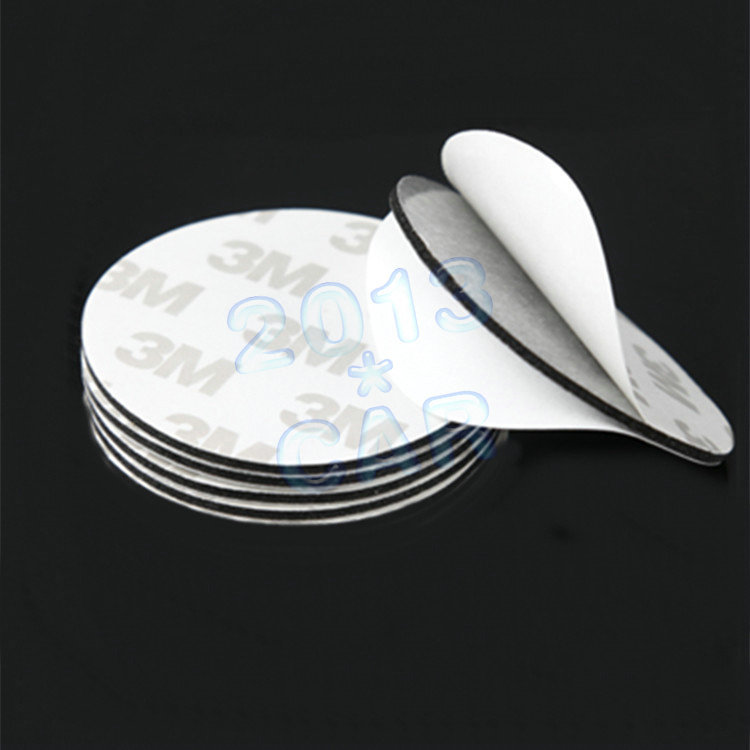 100x 3M Round Super Strong Double Sided Black Foam Tape Pad Mounting Adhesive 60mmin Fillers