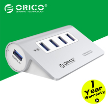 ORICO M3H4-SV Aluminum High Speed Mini 4 Port Micro USB 3.0 HUB with CE FCC Certification