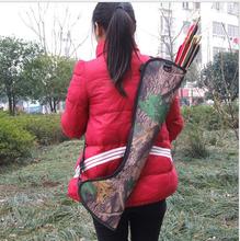 Messenger style Waterproof Bundled Quiver Camouflage Bionic Camo Bow Bag Pouch Arrow Quiver Archery Supplies Hunting