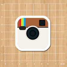 Instagram Logo Notebook/refrigerator/skateboard/trolley case/backpack/Tables/book sticker PVC sticker