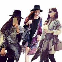 Sali 2016 Newlydesign Women s Large font b Tartan b font Scarf Shawl Stole Plaid Woollen