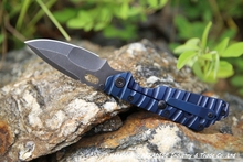 2015 NEW High quality Strider D2 steel blade TC4 titanium handle folding knife tactical survival camping