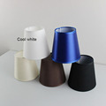 2PCS Modern Fashion brown white black off white blue color plastic lamp shade covers PVC lampshades