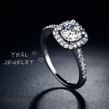 Bague femme $1.75 Wedding Rings For Women Sterling Silver Imitation Diamond Jewelry Free Shipping Sz6-Sz9 MSR035