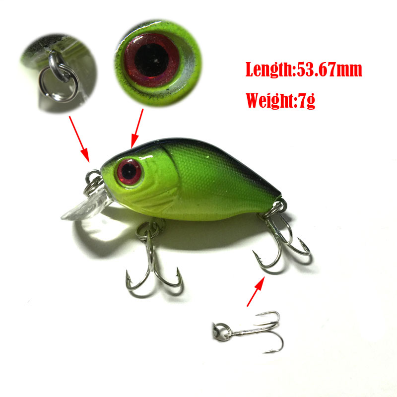 Crankbait Приманки Японский Trulinoya Новый Crank Рыболовные Приманки 53.67 мм 7 г Рыболовный Крючок Популярные Жесткие Приманки Leurre, Дур