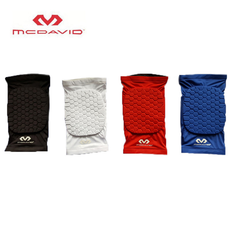 New Mcdavid Breathable Elastic Bandage Basketball Shooting Kneepad Mens Sports Honeycomb Knee 7402