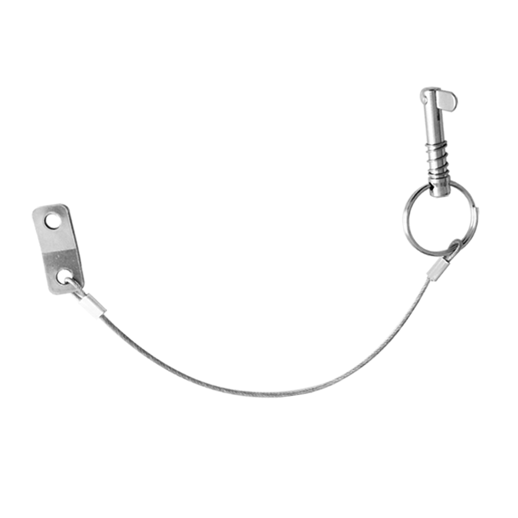Quick Release Pin, Boat Bimini Top Pin, Stainless Steel with Lanyard