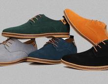 Big size spring autumn men’s Flats mens casual Shoes genuine leather slip on Flat men lace-up rivets man shoe