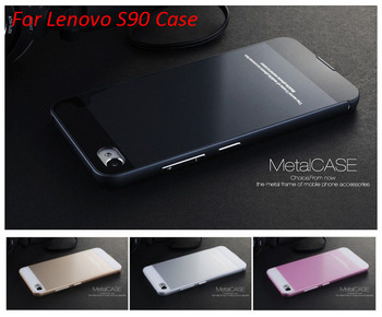 Etui Lenovo S90 bumper case / metalowe / czarny, złoty, różowy, srebrny