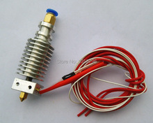 2014 Newest 3D Printer J-head Hotend for 1.75mm/3.0mm E3D Bowden Extruder 0.2mm/0.3mm/0.4mm Nozzle Optional