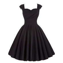 Audrey Hepburn Vestidos Plus Size Womens font b Dress b font Clothing Summer style Retro Casual
