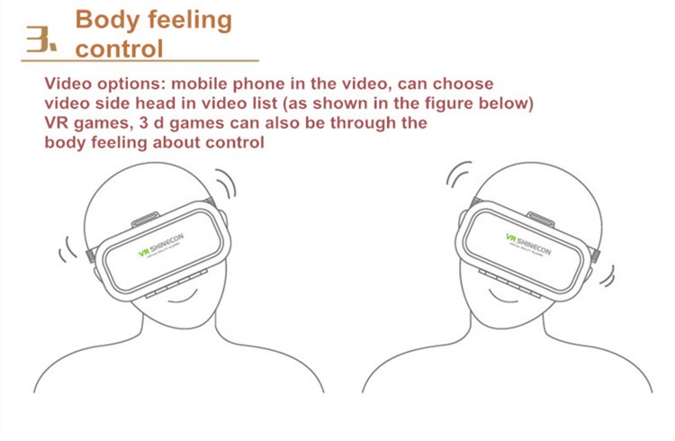 Real 3D Glasses Cardboard!Adjustsble 3D VR Box Virtual Reality Movie Game Glasses  For 4.0-6.0 inch Phone + Bluetooth Remote Control (17)