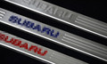 Free Shipping 3 Colors LETTER Stainless Steel Door Sill Scuff Plate For Subaru Outback 2015