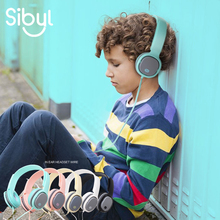 New Headband Wired 3.5mm Stereo Bass Cute Girls Kids Headphones with Mic Headset For iPhone 6 6S Samsung Xiaomi iPod iPad Mp3