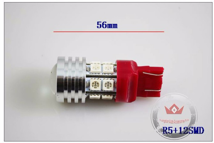 Night-Lord-Super-Bright-RED-10W-Canbus-CREE-R5-T20-7443-led-WY21W-360-lighting-Car (2)