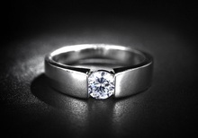 50 off Unisex Rings for Women Men Engagement Wedding 925 Sterling Silver Crystal Mens Ring Fashion