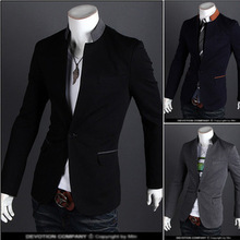 2015 New New Arrival Regular Polyester Cotton Single Breasted Broadcloth Full Jacket Men Blazer Men Blazer