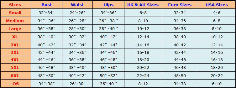 aura jeans size chart