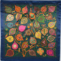 90cm 90cm Silk Scarf 2016 New Spring Brand Women Silk Scarf Women Luxury Fashion Letter Scarf