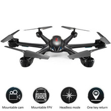 Free shipping MJX X600 Upgrade 2.4G 6 Axis RTF RC Quadcopter Drone Can Add C4002 & C4005( FPV) Camera Black and White