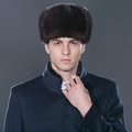 New winter men s mink hat the whole old ear fur Lei Feng Cap winter padded
