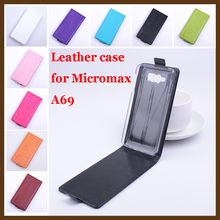 Colourful For Micromax A69 Case High Quality Luxury Leather Flip Cover For Micromax A 69 Cellphone