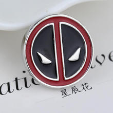 charm anime cartoon Deadpool brooches Pin New fashion Peru brooch lapel pin men Caught in the scarf clothes Accessory badge